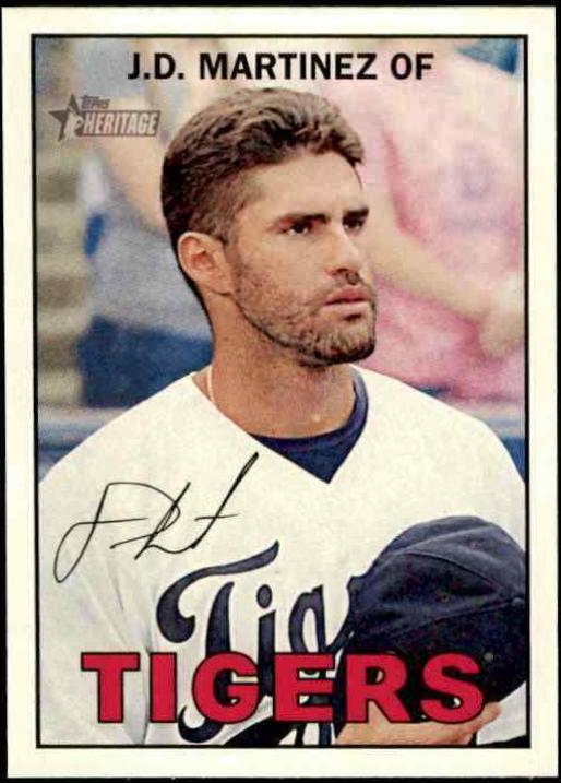 J.D. Martinez #30 Baseball Cards 2016 Topps Heritage