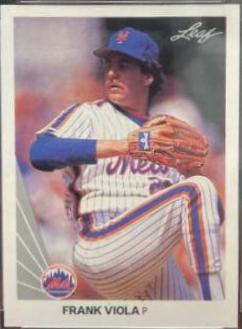 Frank Viola #93 Baseball Cards 1990 Leaf