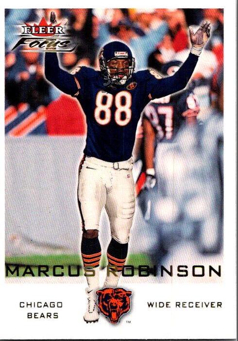 Marcus Robinson #17 Football Cards 2000 Fleer Focus