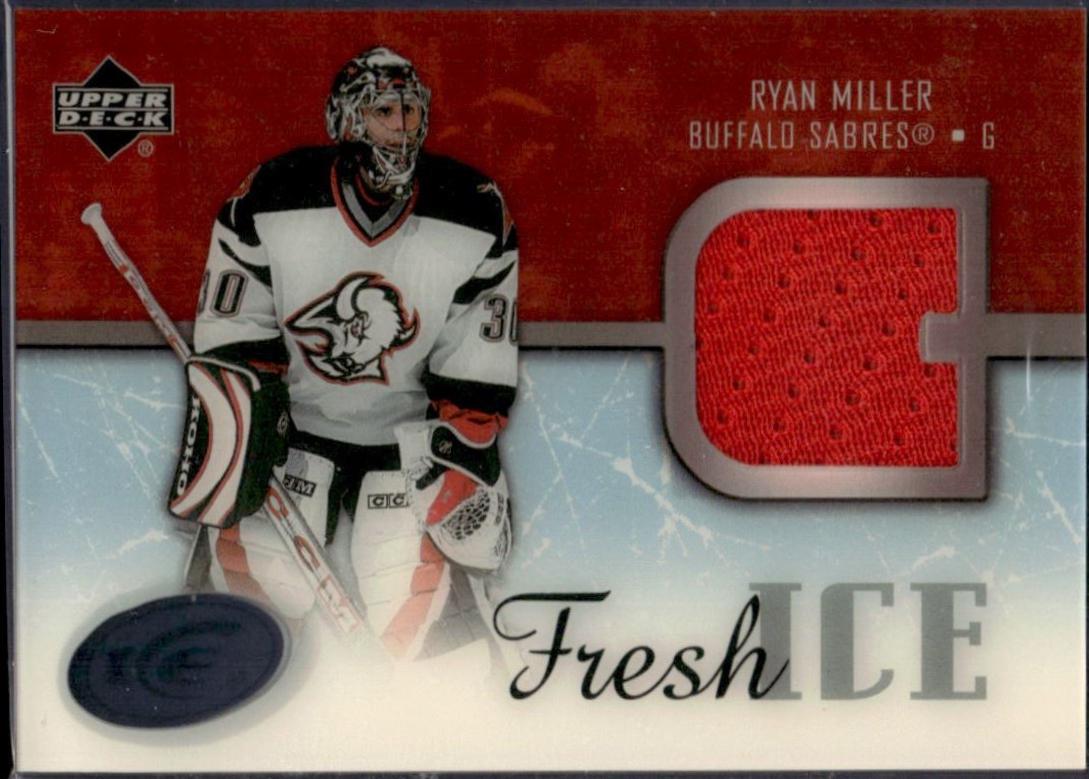 Ryan Miller #FI-RM Hockey Cards 2005 Upper Deck Ice Fresh