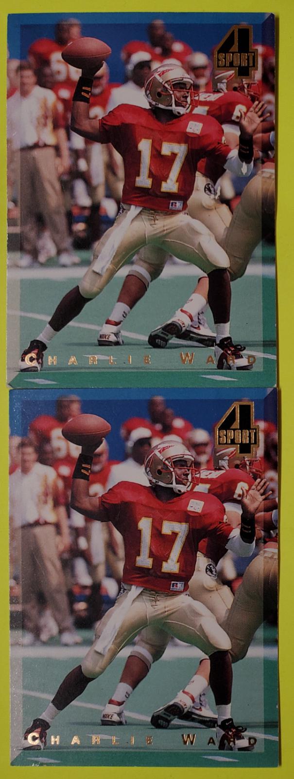 Charlie Ward #97 Football Cards 1994 Classic 4 Sports Tri Cards