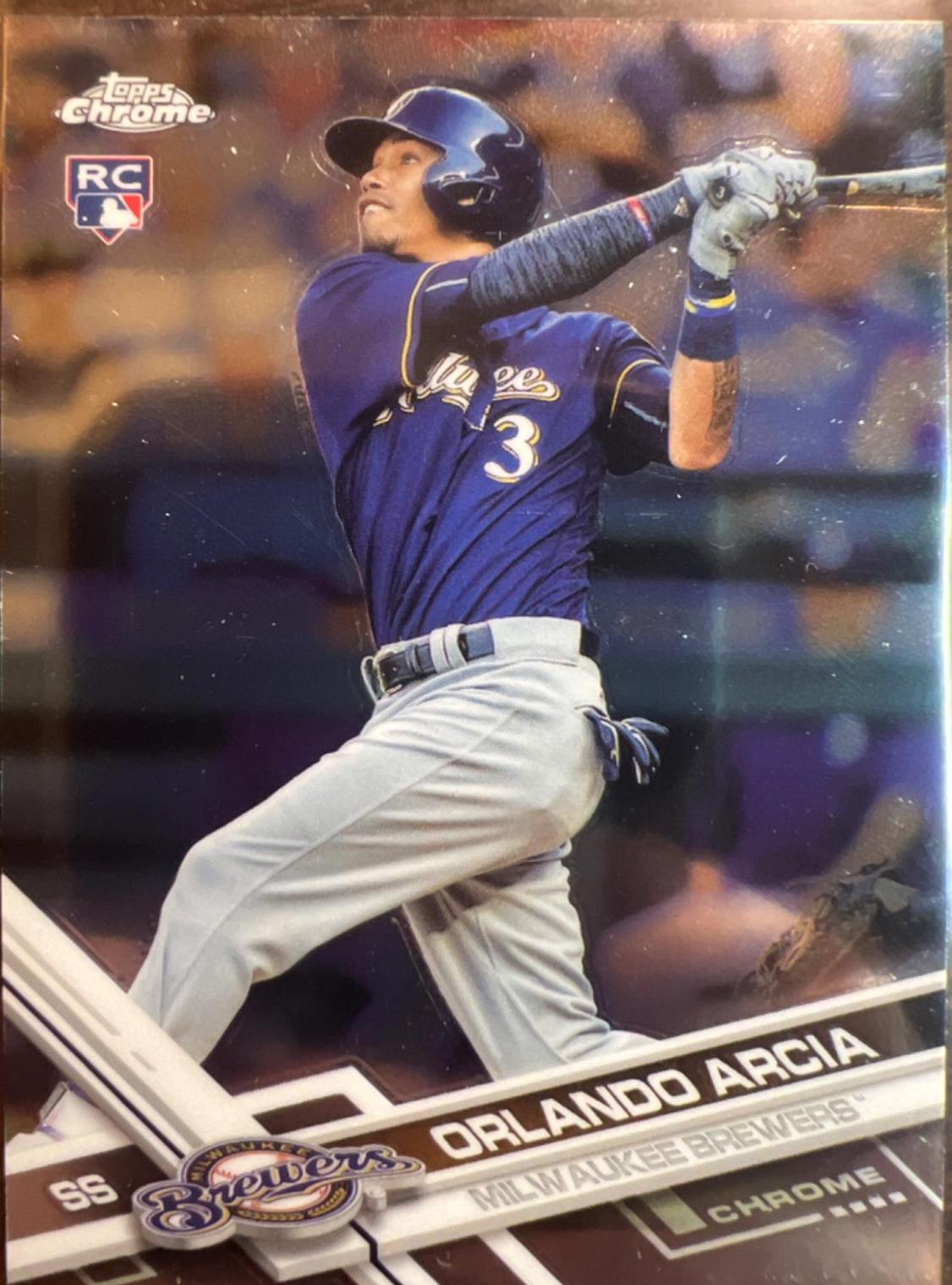Orlando Arcia #73 Baseball Cards 2017 Topps Chrome