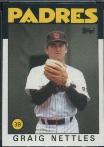 Graig Nettles #450 Baseball Cards 1986 Topps