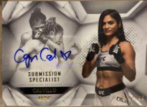 Cynthia Calvillo #SUS-CC Ufc Cards 2020 Topps UFC Striking Signatures Submission Specialist