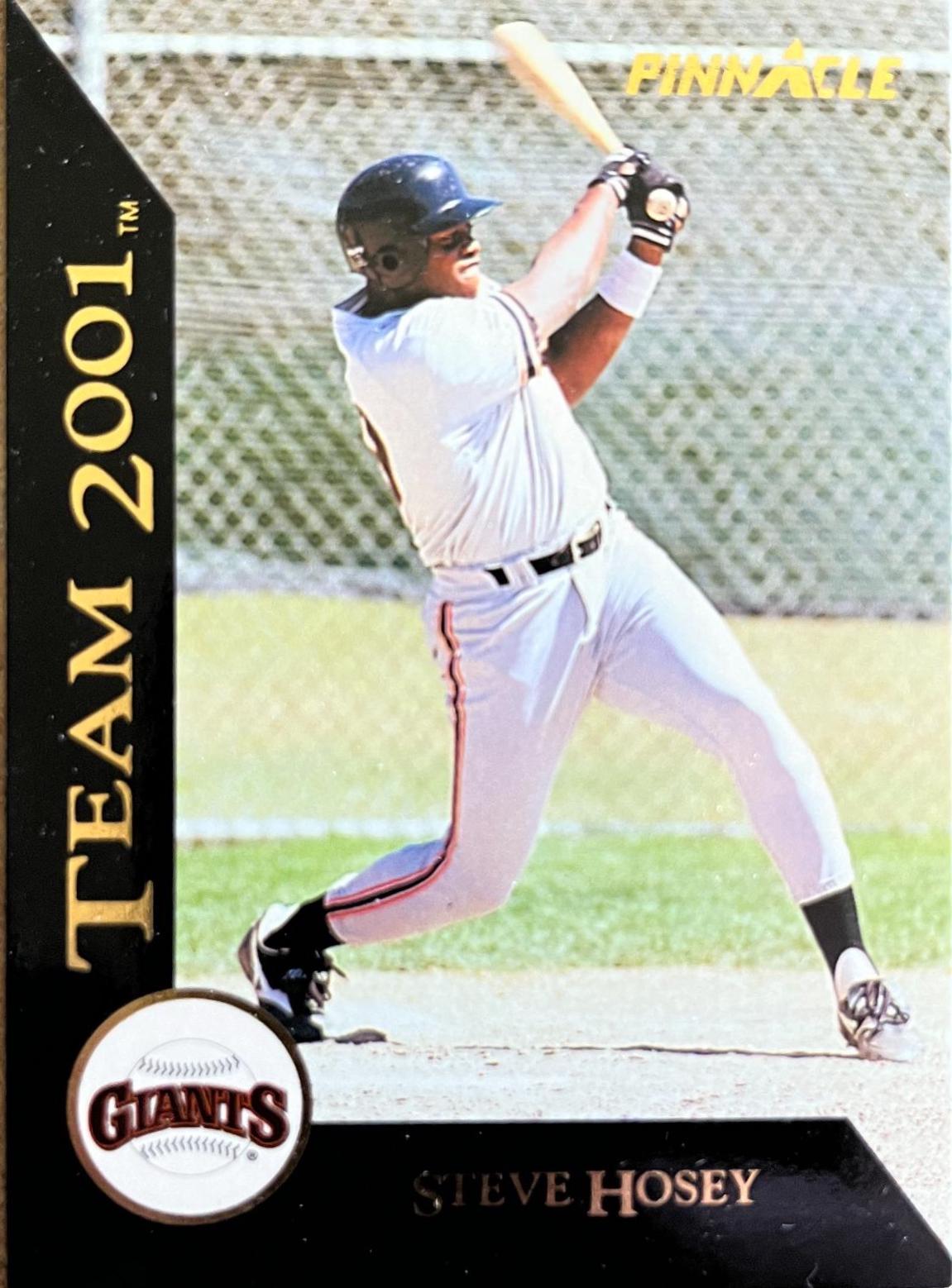 Steve Hosey #21 Baseball Cards 1993 Pinnacle Team 2001