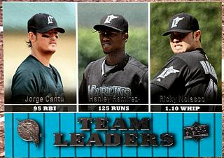 Jorge Cantu / Hanley Ramirez / Ricky Nolasco