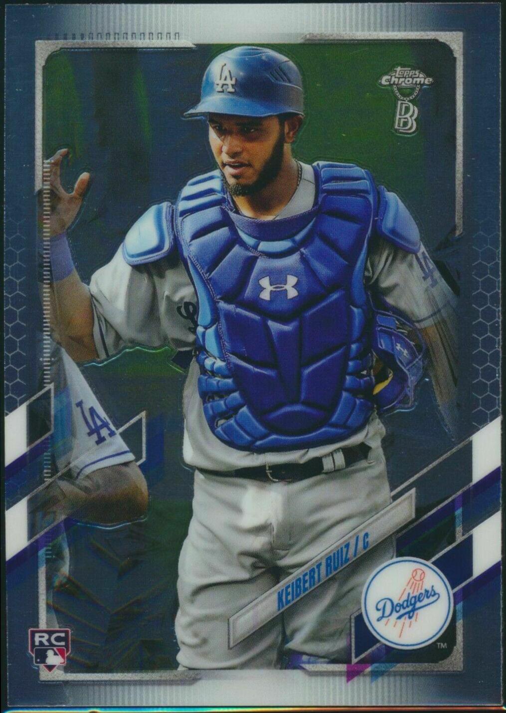 Keibert Ruiz #5 Baseball Cards 2021 Topps Chrome Ben Baller