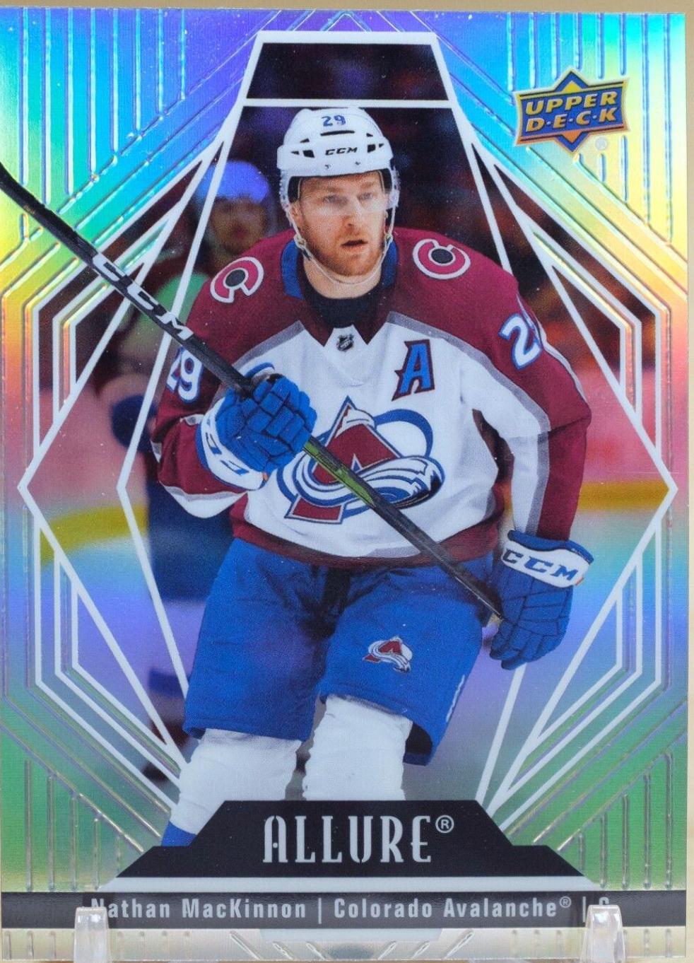 Nathan MacKinnon #1 Hockey Cards 2022 Upper Deck Allure