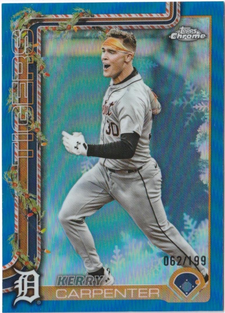 Kerry Carpenter [Blue] #HC127 Prices | 2025 Topps Holiday Chrome