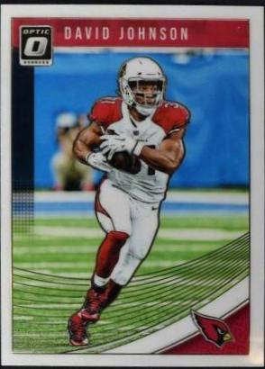 David Johnson #1 Football Cards 2018 Donruss Optic