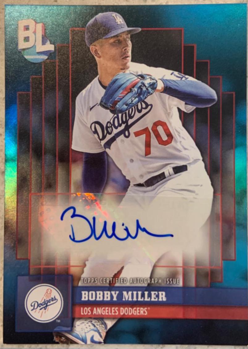 Bobby Miller #BLA-BMI Baseball Cards 2024 Topps Big League Baseball Autograph