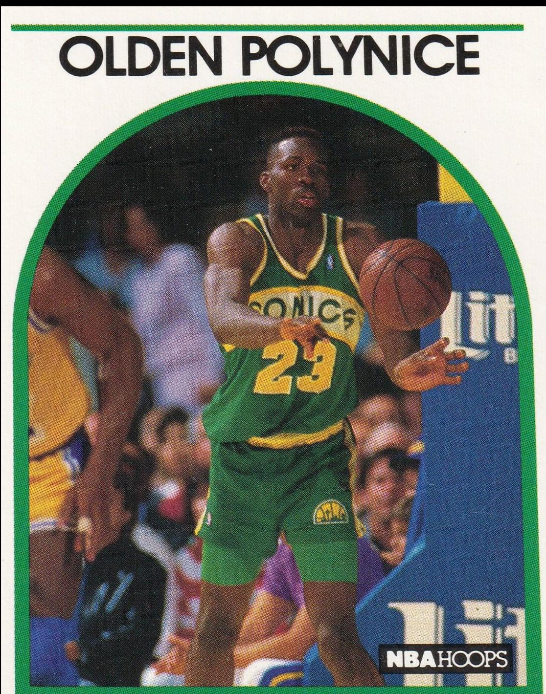 Olden Polynice #152 Basketball Cards 1989 Hoops
