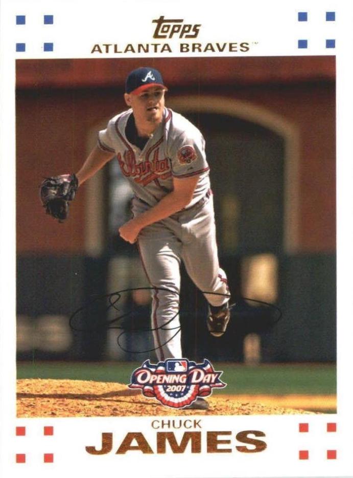 Chuck James #34 Baseball Cards 2007 Topps Opening Day