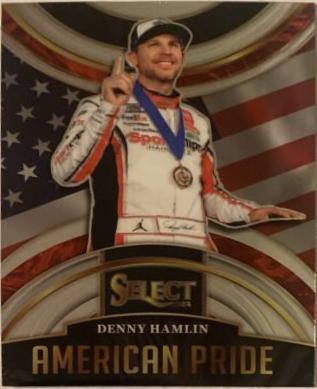 Denny Hamlin #4 Racing Cards 2024 Panini Select NASCAR American Pride