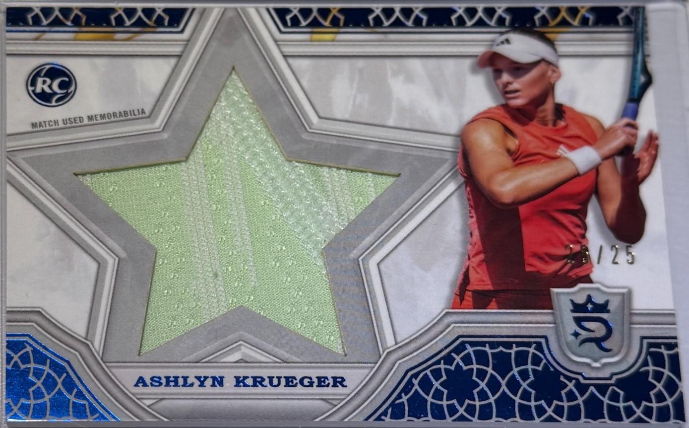 Ashlyn Krueger #SRR-AR Tennis Cards 2024 Topps Royalty Star Relic