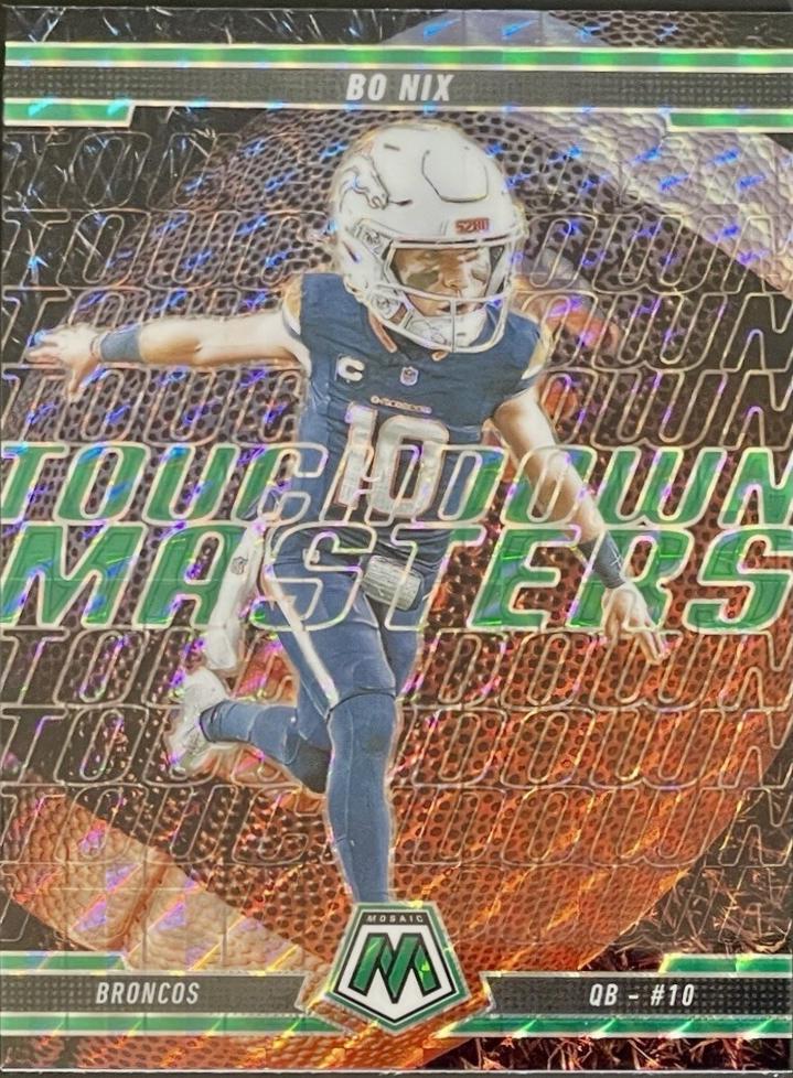 2025 Bo Nix [Mosaic Green] #1