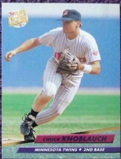 Chuck Knoblauch #93 Baseball Cards 1992 Ultra