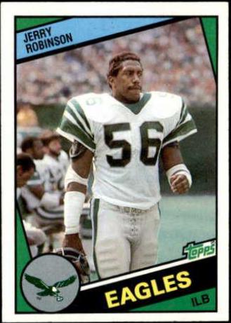 Jerry Robinson #334 Football Cards 1984 Topps