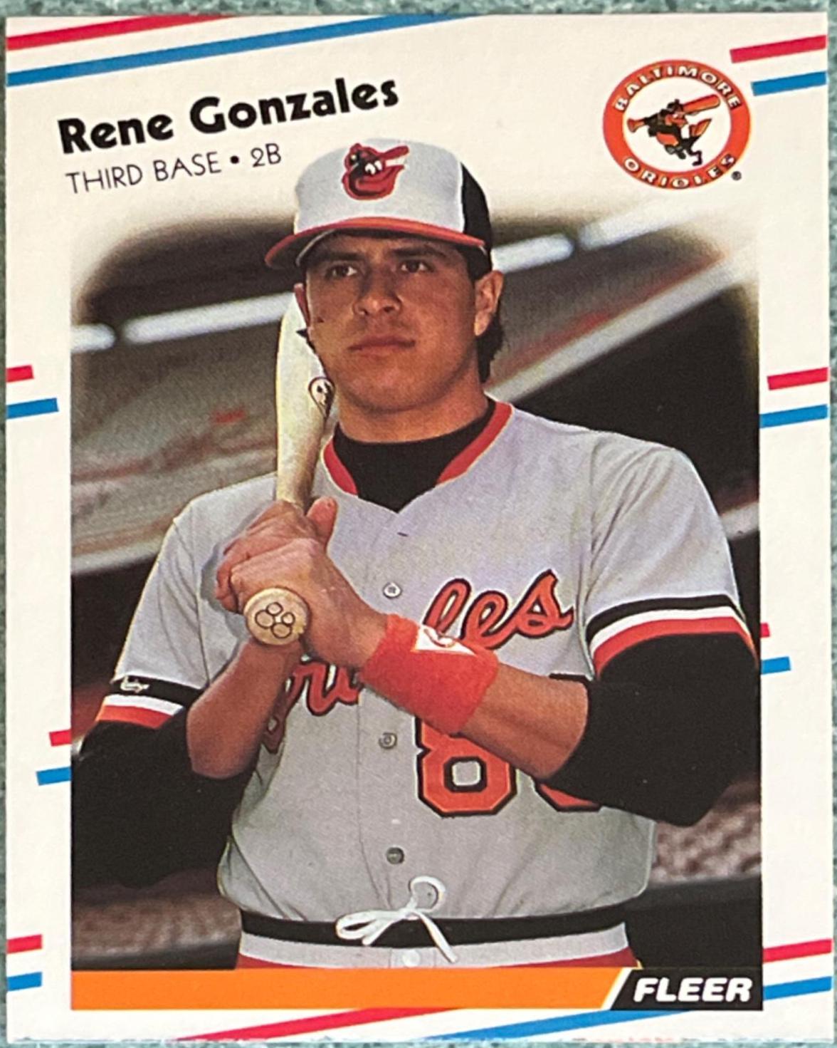 Rene Gonzalez #560 Baseball Cards 1988 Fleer