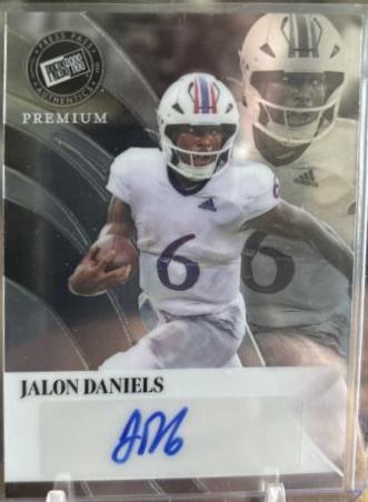 Jalon Daniels #RA-JD1 Football Cards 2024 Press Pass Premium Retro Autograph