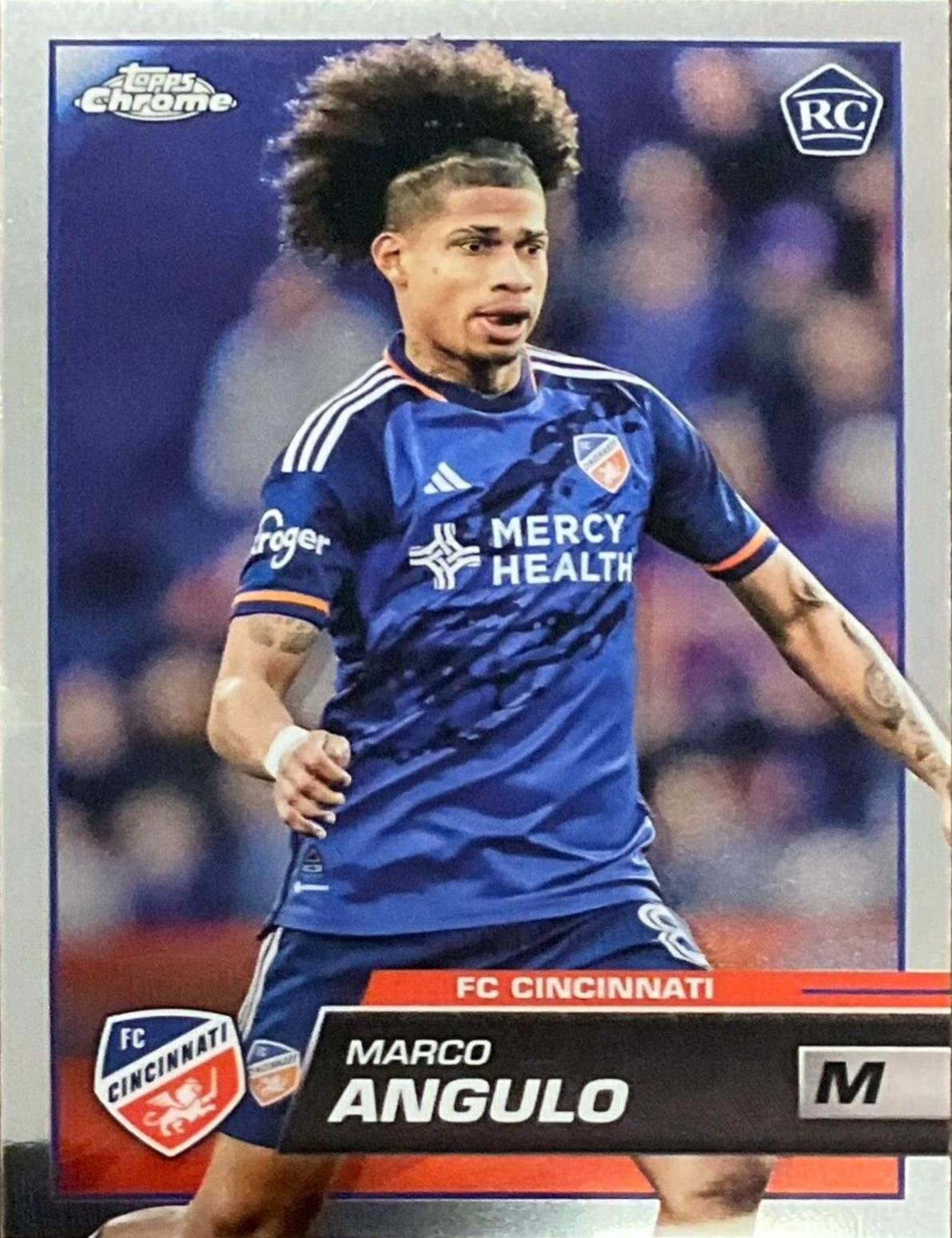 Marco Angulo #26 Soccer Cards 2023 Topps Chrome MLS