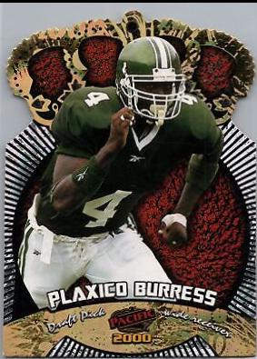 Plaxico Burress #30 Football Cards 2000 Pacific Gold Crown Die Cuts