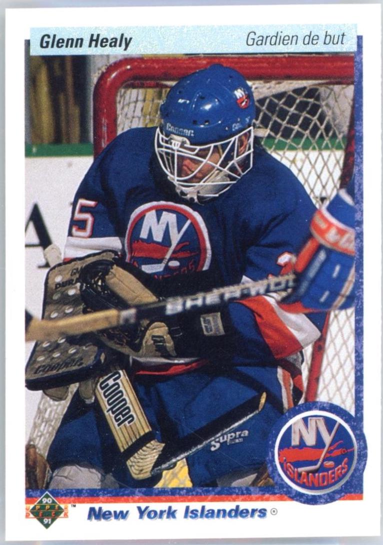 Glenn Healy #18 Hockey Cards 1990 Upper Deck French