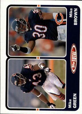 Mike Brown, Mike Green #376 Football Cards 2003 Topps Total