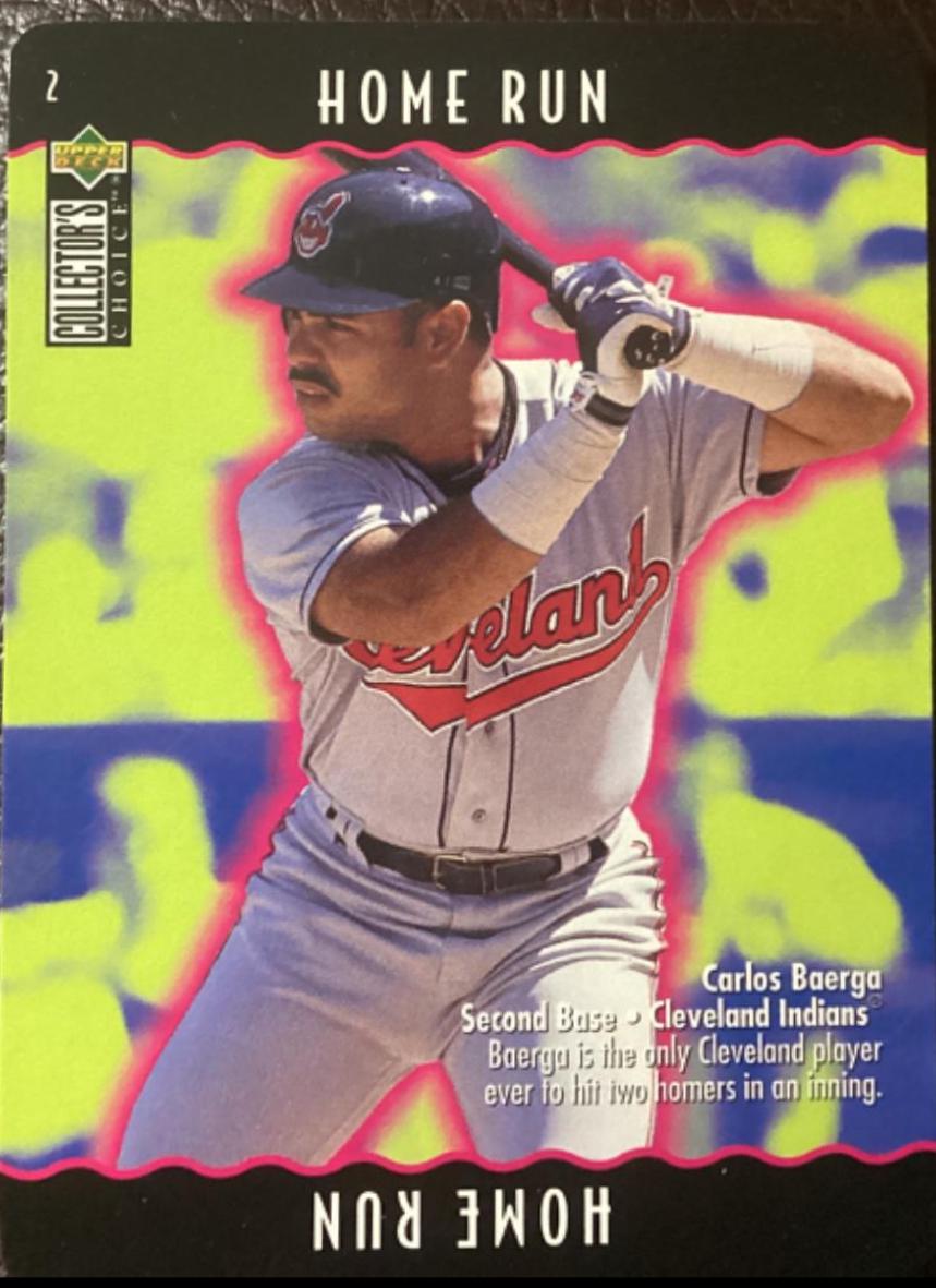 Carlos Baerga (Home Run) #2 Baseball Cards 1996 Collector's Choice You Make Play