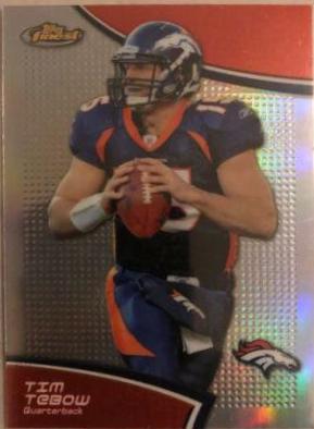Tim Tebow #25 Football Cards 2011 Topps Finest