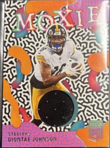 Diontae Johnson #MO-12 Football Cards 2022 Panini Donruss Elite Moxie