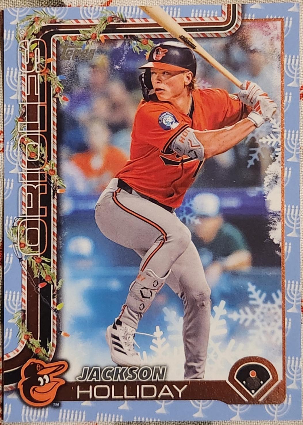 Jackson Holliday [Menorah] #H188 Prices | 2025 Topps Holiday