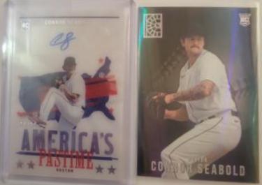 Connor Seabold #AP-CS Baseball Cards 2022 Panini Chronicles America's Pastime Autographs