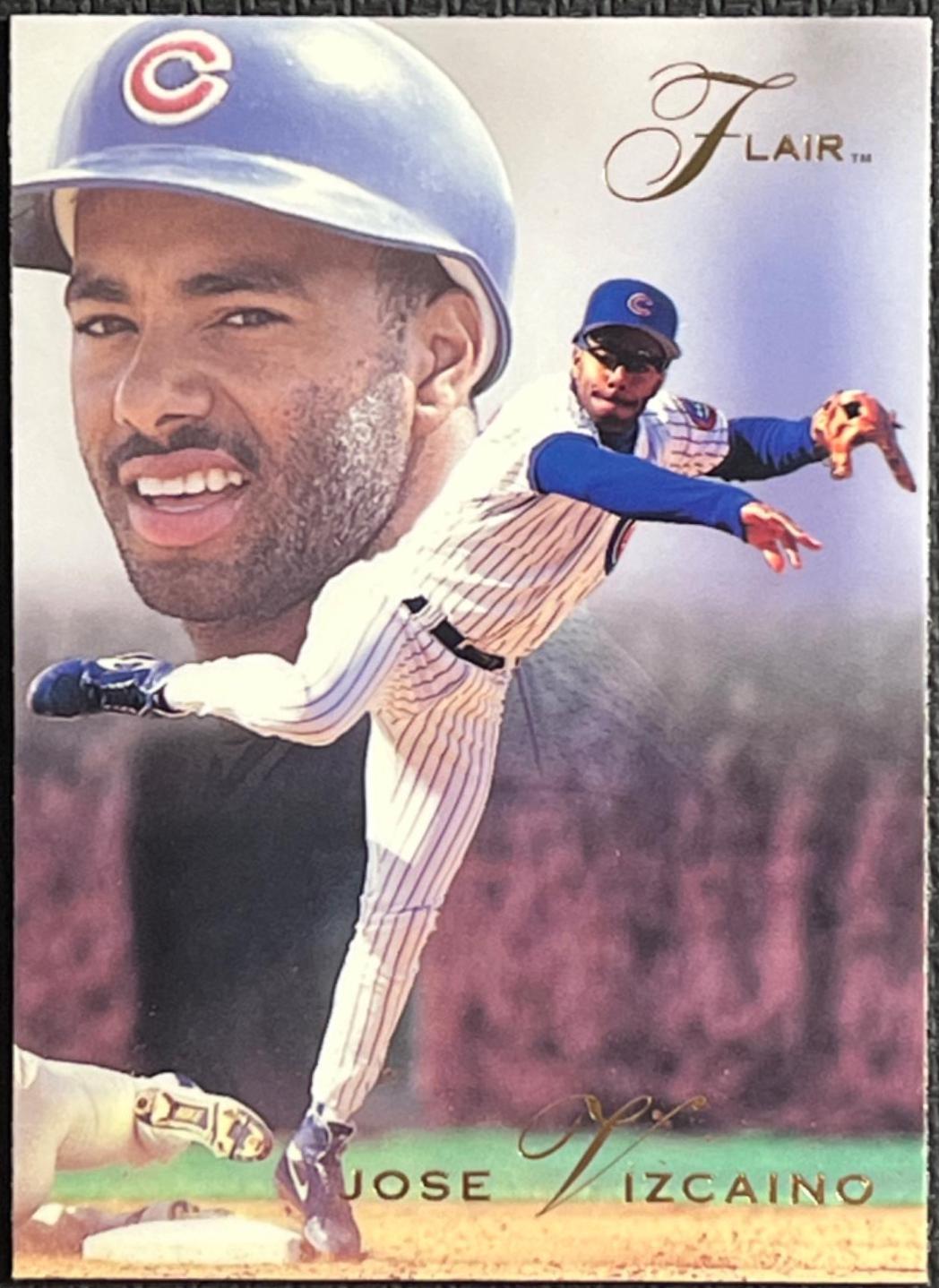 Jose Vizcaino #23 Baseball Cards 1993 Flair