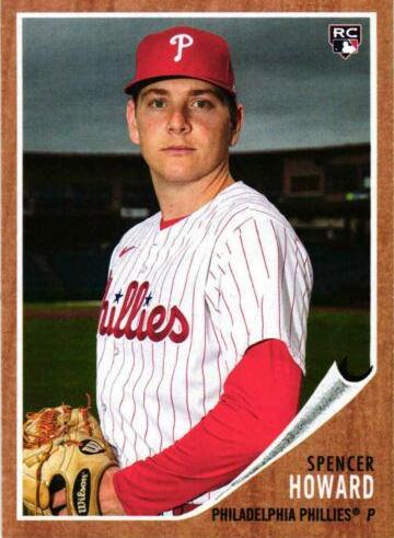 Spencer Howard #56 Baseball Cards 2021 Topps Archives