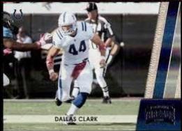 Dallas Clark #64 Football Cards 2011 Panini Threads