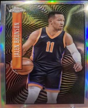 Jalen Brunson #EXP-15 Basketball Cards 2023 Topps Chrome Expose