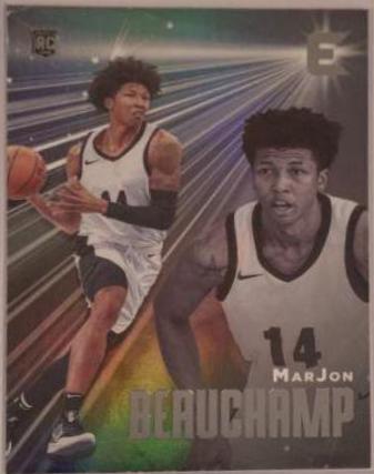 MarJon Beauchamp #19 Basketball Cards 2022 Panini Chronicles Draft Picks Essentials