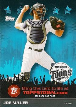Joe Mauer #TTT26 Baseball Cards 2009 Topps Toppstown