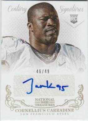 Cornellius Carradine [Autograph Gold] #263