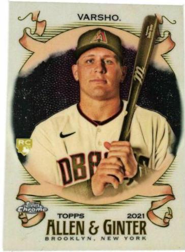 Daulton Varsho #110 Baseball Cards 2021 Topps Allen & Ginter Chrome
