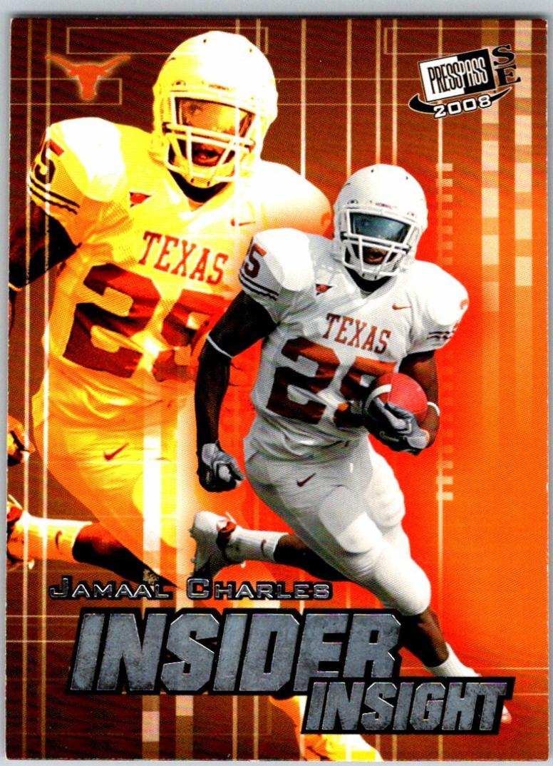 Jamaal Charles #II-8 2008 Press Pass Se Insider Insight Football
