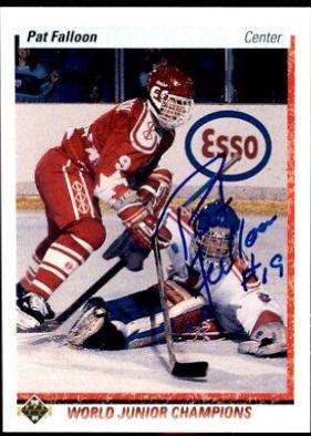 Pat Falloon #469 Hockey Cards 1990 Upper Deck