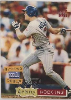 Denny Hocking #9 Baseball Cards 1994 Stadium Club