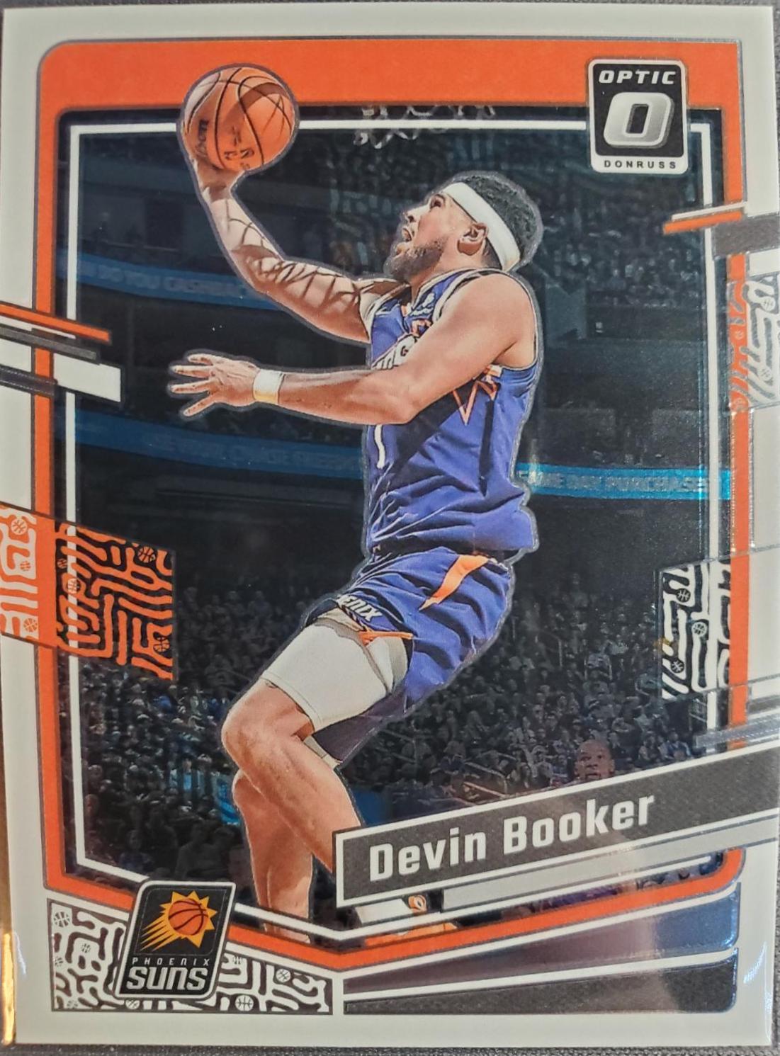 Devin Booker #44 Basketball Cards 2023 Panini Donruss Optic