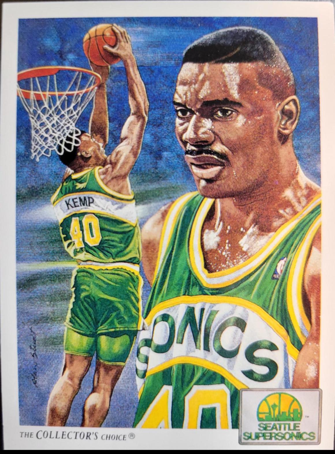 Shawn Kemp #96 Basketball Cards 1991 Upper Deck