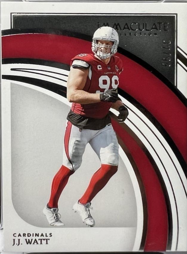 J. J. Watt #4 Football Cards 2022 Panini Immaculate Collection