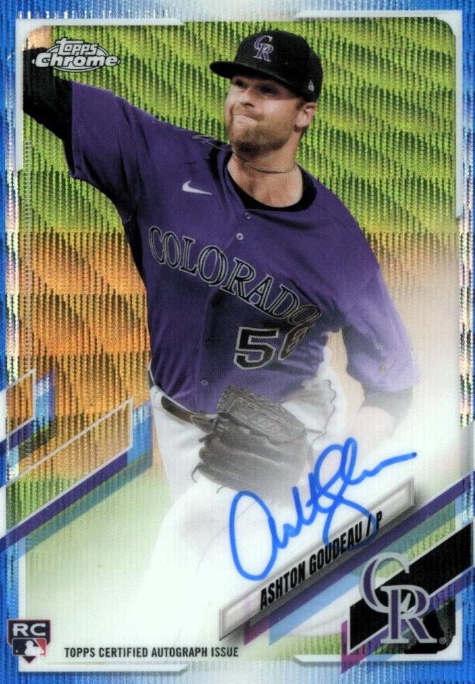 Ashton Goudeau [Blue Wave Refractor] #RA-AGO