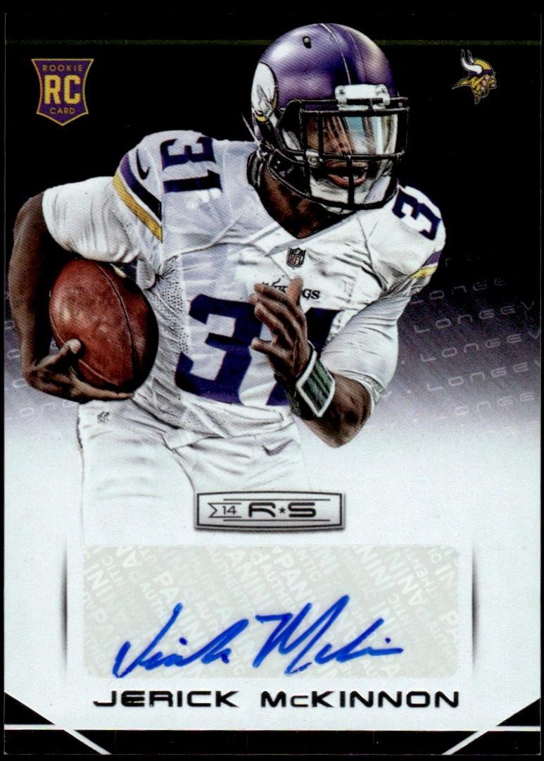 Jerick McKinnon #151 Football Cards 2014 Panini Rookies & Stars Longevity Rookie Signature