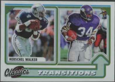 Herschel Walker #T-12 Football Cards 2022 Panini Classics Transitions